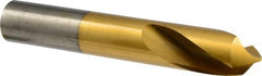 Precision Twist Drill - 1" Body Diam, 90°, 6" OAL, High Speed Steel Spotting Drill - Apex Tool & Supply