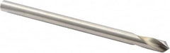 Precision Twist Drill - 1/4" Body Diam, 90°, 4" OAL, High Speed Steel Spotting Drill - Apex Tool & Supply