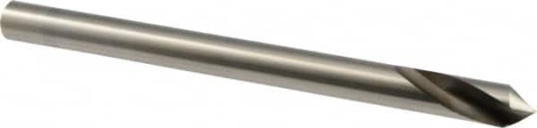 Precision Twist Drill - 3/8" Body Diam, 90°, 5" OAL, High Speed Steel Spotting Drill - Apex Tool & Supply