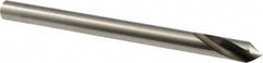 Precision Twist Drill - 3/8" Body Diam, 90°, 5" OAL, High Speed Steel Spotting Drill - Apex Tool & Supply