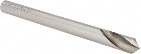 Precision Twist Drill - 1/2" Body Diam, 90°, 6" OAL, High Speed Steel Spotting Drill - Apex Tool & Supply