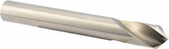 Precision Twist Drill - 1" Body Diam, 90°, 8" OAL, High Speed Steel Spotting Drill - Apex Tool & Supply