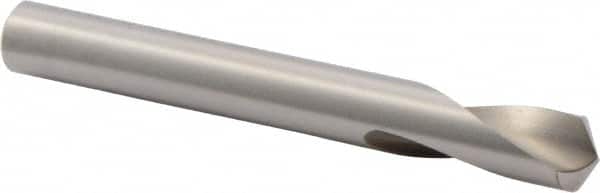 Precision Twist Drill - 3/8" Body Diam, 120°, 3-1/8" OAL, High Speed Steel Spotting Drill - Apex Tool & Supply