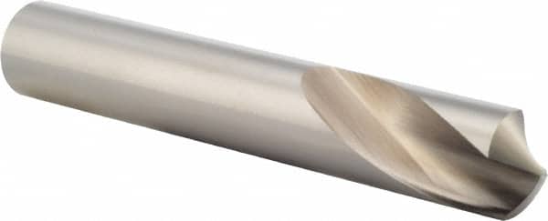 Precision Twist Drill - 1" Body Diam, 120°, 6" OAL, High Speed Steel Spotting Drill - Apex Tool & Supply
