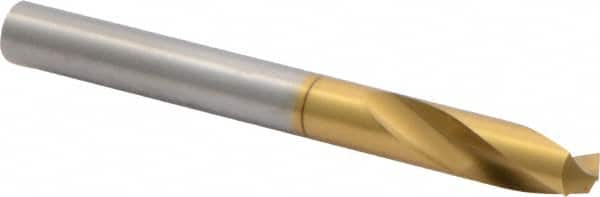 Precision Twist Drill - 1/4" Body Diam, 120°, 2-1/2" OAL, High Speed Steel Spotting Drill - Apex Tool & Supply