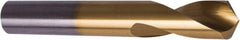 Precision Twist Drill - 3/8" Body Diam, 120°, 3-1/8" OAL, High Speed Steel Spotting Drill - Apex Tool & Supply