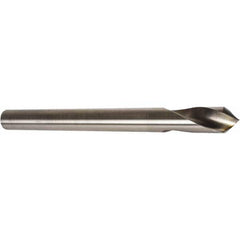 Precision Twist Drill - 1/4" Body Diam, 120°, 4" OAL, High Speed Steel Spotting Drill - Apex Tool & Supply