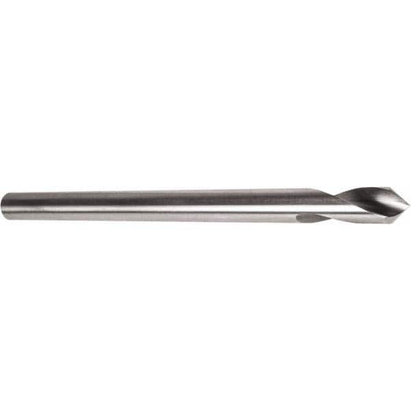 Precision Twist Drill - 1/2" Body Diam, 90°, 8" OAL, High Speed Steel Spotting Drill - Apex Tool & Supply