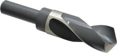 Precision Twist Drill - 1-9/32" Drill, 118° Point, High Speed Steel Silver Deming & Reduced Shank Drill Bit - Bright Finish, 6" OAL, Straight Shank, 3" Flute Length, Right Hand Cut, Standard Point, Spiral Flute, Regular Spiral - Apex Tool & Supply