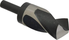 Precision Twist Drill - 2" Drill, 118° Point, High Speed Steel Silver Deming & Reduced Shank Drill Bit - Bright Finish, 6" OAL, Straight Shank, 3" Flute Length, Right Hand Cut, Standard Point, Spiral Flute, Regular Spiral - Apex Tool & Supply