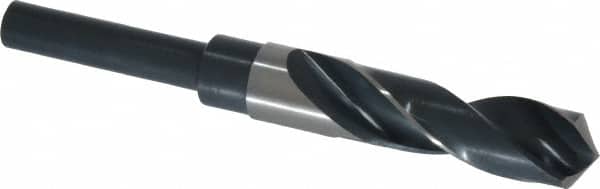 Precision Twist Drill - 51/64" Drill, 118° Point, High Speed Steel Silver Deming & Reduced Shank Drill Bit - Apex Tool & Supply