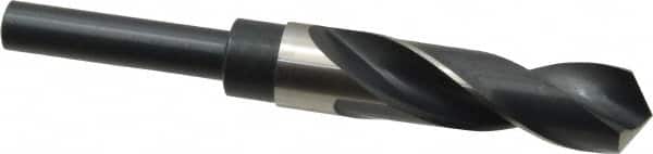 Precision Twist Drill - 27/32" Drill, 118° Point, High Speed Steel Silver Deming & Reduced Shank Drill Bit - Apex Tool & Supply