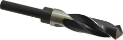 Precision Twist Drill - 29/32" Drill, 118° Point, High Speed Steel Silver Deming & Reduced Shank Drill Bit - Bright Finish, 6" OAL, Straight Shank, 3" Flute Length, Right Hand Cut, Standard Point, Spiral Flute, Regular Spiral - Apex Tool & Supply