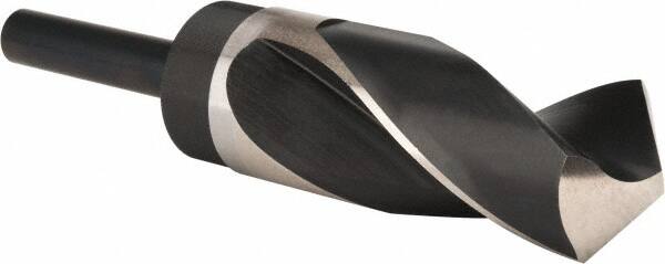Precision Twist Drill - 1-3/8" Drill, 118° Point, High Speed Steel Silver Deming & Reduced Shank Drill Bit - Apex Tool & Supply