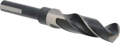 Precision Twist Drill - 51/64" Drill, 118° Point, High Speed Steel Silver Deming & Reduced Shank Drill Bit - Bright Finish, 6" OAL, Flats on Shank, 3" Flute Length, Right Hand Cut, Standard Point, Spiral Flute, Regular Spiral - Apex Tool & Supply