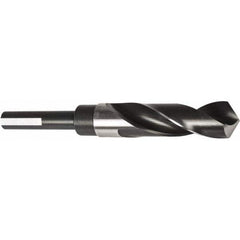Precision Twist Drill - 1-3/8" Drill, 118° Point, High Speed Steel Silver Deming & Reduced Shank Drill Bit - Apex Tool & Supply