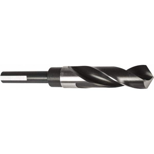 Precision Twist Drill - 1-7/16" Drill, 118° Point, High Speed Steel Silver Deming & Reduced Shank Drill Bit - Apex Tool & Supply