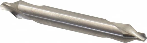Precision Twist Drill - #3 Plain Cut 60° Incl Angle High Speed Steel Combo Drill & Countersink - Apex Tool & Supply