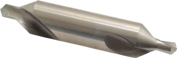 Precision Twist Drill - #7 Plain Cut 60° Incl Angle High Speed Steel Combo Drill & Countersink - Apex Tool & Supply