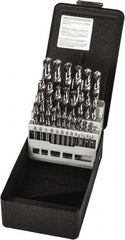 Precision Twist Drill - 1/16 to 1/2", 118° Point, Bright Finish, High Speed Steel Screw Machine Length Drill Bit Set - Apex Tool & Supply