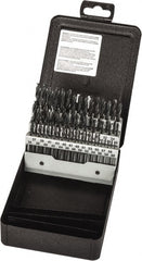 Precision Twist Drill - 135° Point, Oxide Finish, High Speed Steel Screw Machine Length Drill Bit Set - Apex Tool & Supply
