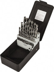 Precision Twist Drill - 1/16 to 1/2", 118° Point, Bright Finish, High Speed Steel Jobber Length Drill Bit Set - Apex Tool & Supply