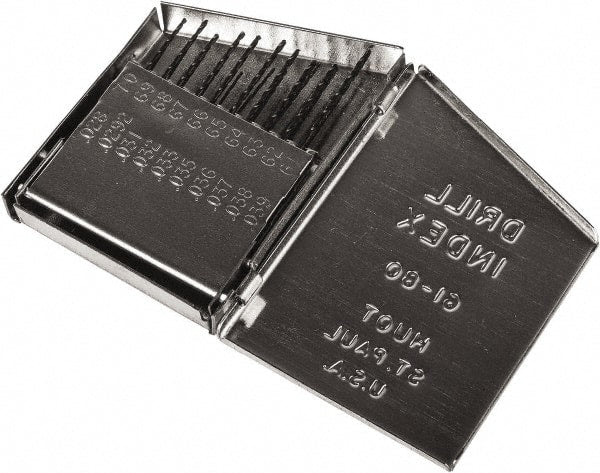 Precision Twist Drill - 118° Point, Oxide Finish, High Speed Steel Jobber Length Drill Bit Set - Apex Tool & Supply