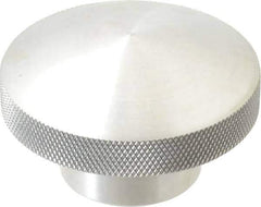 Morton Machine Works - 2-1/4" Head, Knurled Knob - Tapped, Aluminum - Apex Tool & Supply