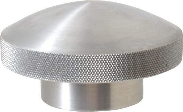 Morton Machine Works - 3-1/2" Head, Knurled Knob - Tapped, Aluminum - Apex Tool & Supply