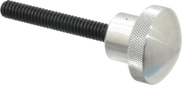 Morton Machine Works - 1" Head, Knurled Knob - Threaded Stem, Aluminum - Apex Tool & Supply