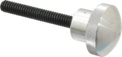 Morton Machine Works - 1" Head, Knurled Knob - Threaded Stem, Aluminum - Apex Tool & Supply