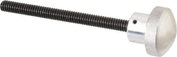 Morton Machine Works - 1" Head, Knurled Knob - Threaded Stem, Aluminum - Apex Tool & Supply