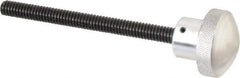 Morton Machine Works - 1" Head, Knurled Knob - Threaded Stem, Aluminum - Apex Tool & Supply