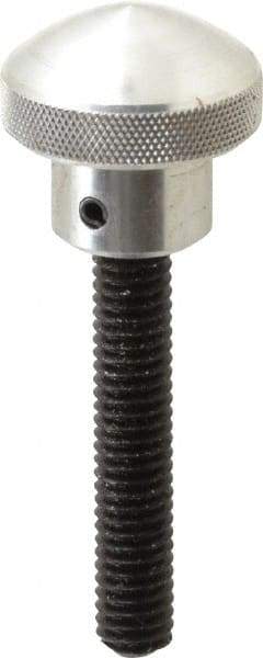 Morton Machine Works - 1" Head, Knurled Knob - Threaded Stem, Aluminum - Apex Tool & Supply