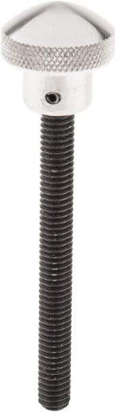 Morton Machine Works - 1" Head, Knurled Knob - Threaded Stem, Aluminum - Apex Tool & Supply