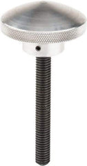 Morton Machine Works - 2" Head, Knurled Knob - Threaded Stem, Aluminum - Apex Tool & Supply