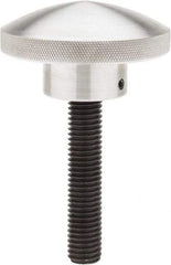 Morton Machine Works - 3" Head, Knurled Knob - Threaded Stem, Aluminum - Apex Tool & Supply