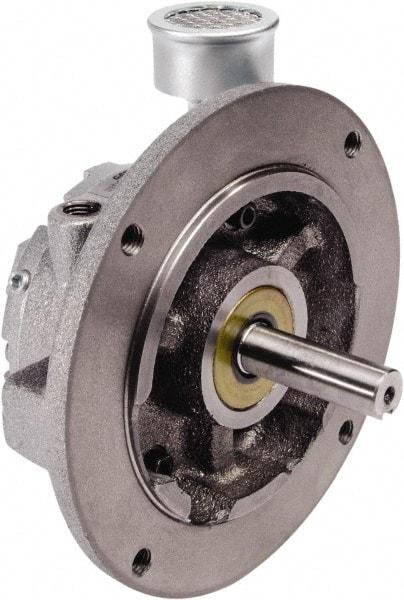 Gast - 0.92 hp Counterclockwise Flange Air Actuated Motor - 0:00 Gear Ratio, 3,000 Max RPM, 1.181" Shaft Length, 1/2" Shaft Diam - Apex Tool & Supply