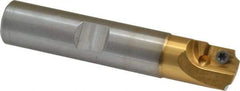 Superbee - 0.07 to 0.125 Inch Cutting Radius, 3/4 Inch Cutter Diameter, 1 Style EM 15 Insert, 3/4 Inch Shank Diameter, Indexable Concave Radius Cutter - 4 Inch Overall Length - Apex Tool & Supply