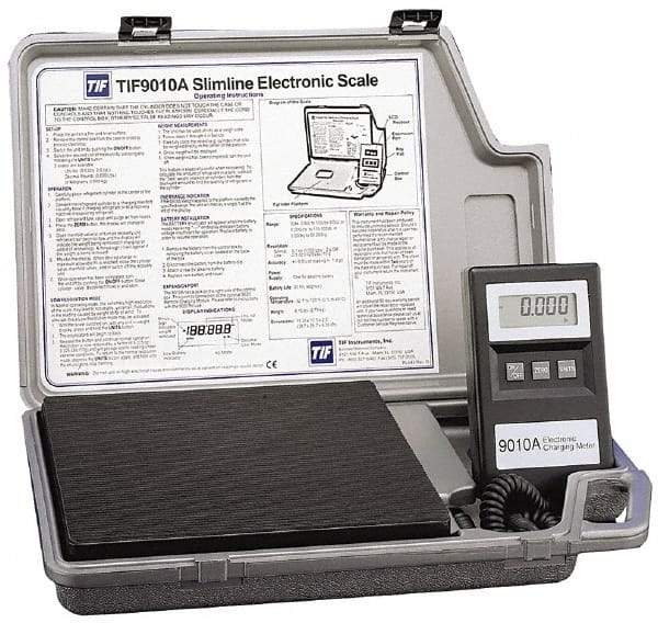 OTC - LCD Automotive Refrigerant Scale Charging Meter - 9VDC, ±0.5°F Accuracy, 32 to 120°F Operating Temp - Apex Tool & Supply