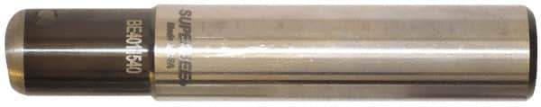 Superbee - 0.2 to 0.25 Inch Cutting Radius, 1 Inch Cutter Diameter, 2 Style EM15 Inserts, 1 Inch Shank Diameter, Indexable Convex Radius Cutter - 4.5 Inch Overall Length - Apex Tool & Supply