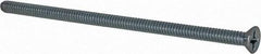 Value Collection - #6-32 UNC, 3" OAL Phillips Drive Machine Screw - Flat Head, Grade 2 Steel, Zinc-Plated Finish, Without Washer - Apex Tool & Supply