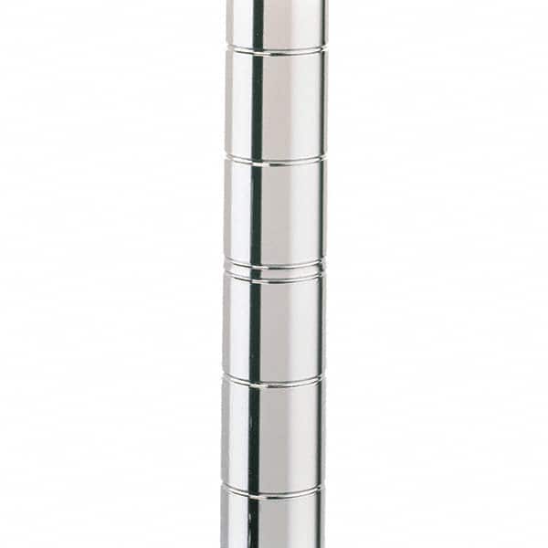 Metro - 1" Wide x 74" High x 1" Long Open Shelving Stationary Shelving Post - Apex Tool & Supply