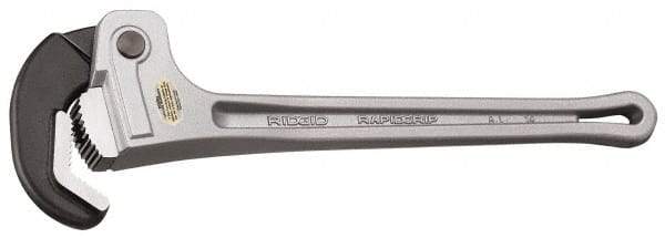 Ridgid - 14" Aluminum RapidGrip Pipe Wrench - 2" Pipe Capacity - Apex Tool & Supply