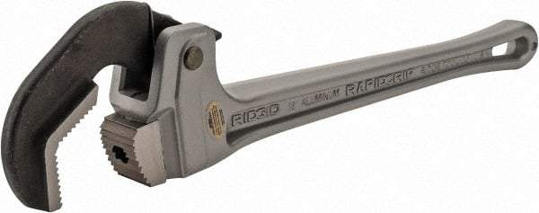 Ridgid - 18" Aluminum RapidGrip Pipe Wrench - 3" Pipe Capacity - Apex Tool & Supply