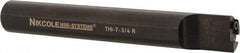 NIKCOLE MINI-SYSTEMS - Internal Thread, 1" Max Depth of Cut, 5-1/2" OAL, Right Hand Indexable Grooving Cutoff Toolholder - 3/4" Shank Width, GIE Insert Style, THI Toolholder Style, Series Mini-Systems - Apex Tool & Supply