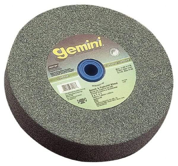 Norton - 36 Grit Aluminum Oxide Bench & Pedestal Grinding Wheel - 12" Diam x 1-1/2" Hole x 2" Thick, 2070 Max RPM, Very Coarse/Coarse Grade - Apex Tool & Supply
