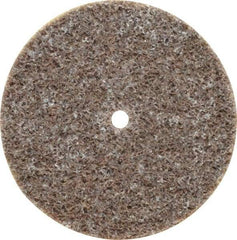3M - 1-1/2" Diam, 1/8" Face Width, 1/8" Center Hole, Medium Grade, Aluminum Oxide Deburring Wheel - Unitized, Hard Density 7 Grade, 30,100 RPM - Apex Tool & Supply