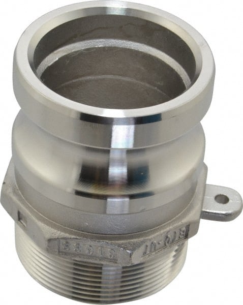 EVER-TITE Coupling Products - 2" x 2" Cam & Groove Male Adapter Male NPT Thread - Apex Tool & Supply