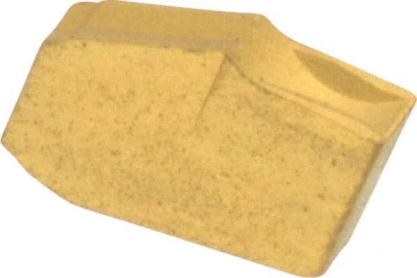 Hertel - MGTN2 HC335 Grade, 0.087" Cutting Width, Carbide Cutoff Insert - 0° Neutral Lead Angle, TiC/TiCN/TiN Coated - Apex Tool & Supply